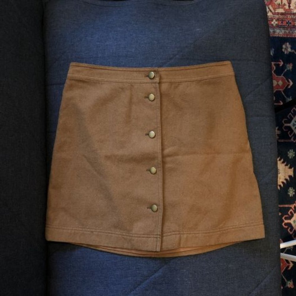 Madewell Button-Up Mini Skirt - OPEN TO OFFERS